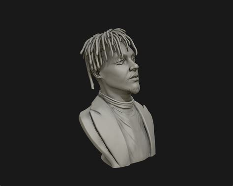 STL file Juice wrld 3D sculpture Ready to 3D print ・3D .
